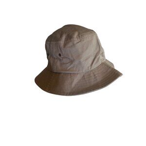 Harriton Cotton Bucket Hat Beige Unisex Utility Gorpcore Classic Minimimalist